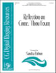 Reflection on Come, Thou Fount Handbell sheet music cover